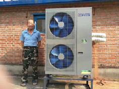 聚陽(yáng)煤改電空氣能用戶安裝案例